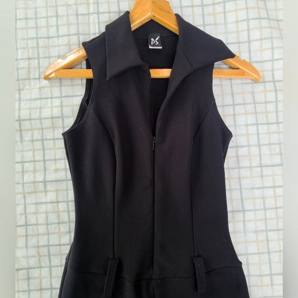 Y2K black jumpsuit